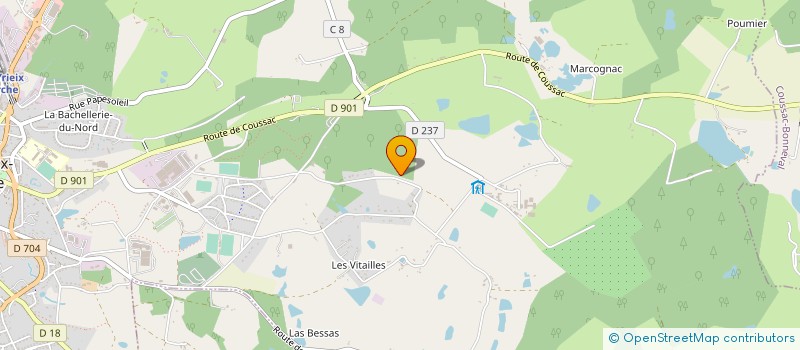 localisation de l'entreprise NICOLAS MEIZE à ST YRIEIX LA PERCHE