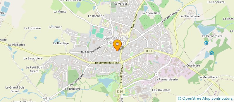localisation de l'entreprise NICOLAS MERAND à SEVREMOINE