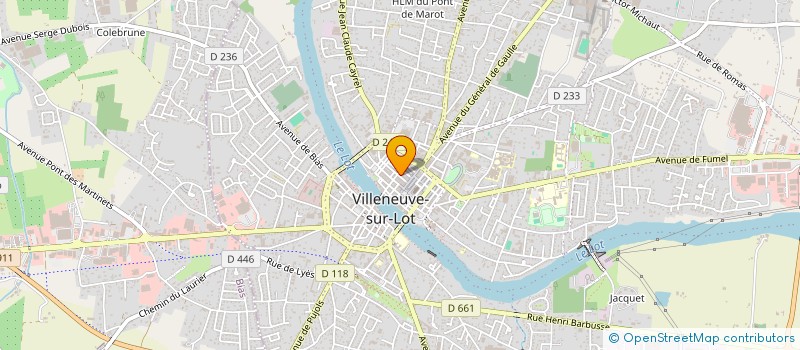 localisation de l'entreprise NICOLAS - MONTABORD  VILLENEUVE-SUR-LOT