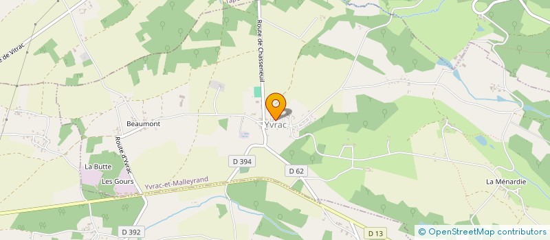 localisation de l'entreprise NICOLAS MOUILLOT à YVRAC-ET-MALLEYRAND