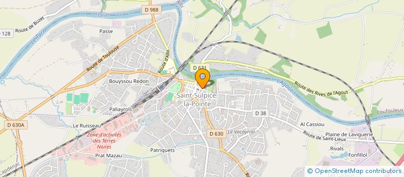 localisation de l'entreprise NICOLAS MULTISERVICES à SAINT-SULPICE-LA-POINTE