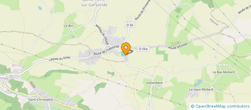 localisation de l'entreprise NICOLAS ODRU AUTOMATISMES  SAINTE-ANNE-SUR-GERVONDE