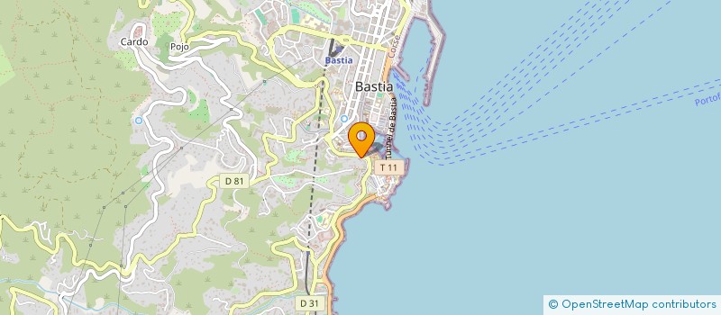 localisation de l'entreprise NICOLAS PARTICIPATION à BASTIA