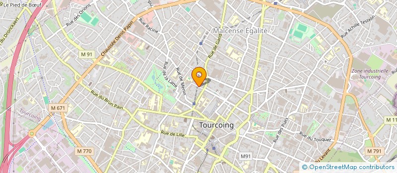 localisation de l'entreprise NICOLAS PEREIRA MASSEUR  TOURCOING