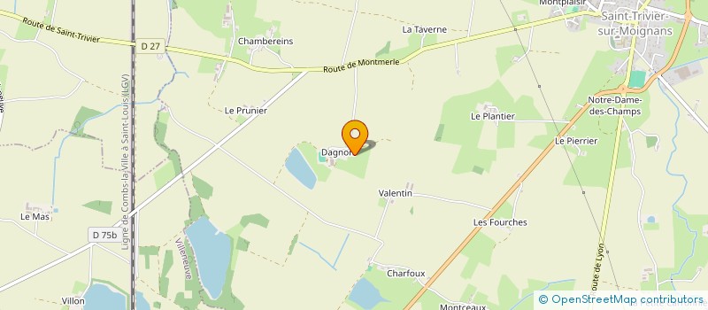 localisation de l'entreprise NICOLAS PHILIPPE à SAINT-TRIVIER-SUR-MOIGNANS