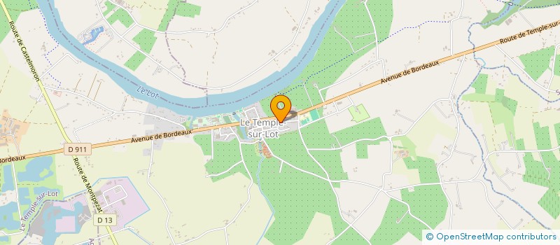 localisation de l'entreprise NICOLAS-PIERRE BOUTEYRE  LE TEMPLE-SUR-LOT