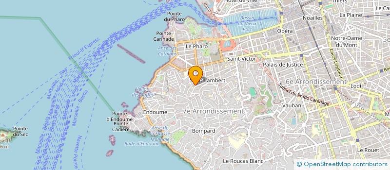 localisation de l'entreprise NICOLAS PILLET-ESPACES VERTS  MARSEILLE