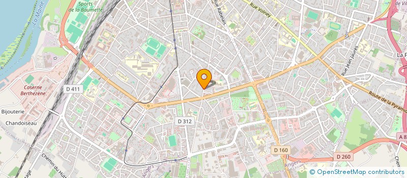 localisation de l'entreprise NICOLAS PINGET à ANGERS