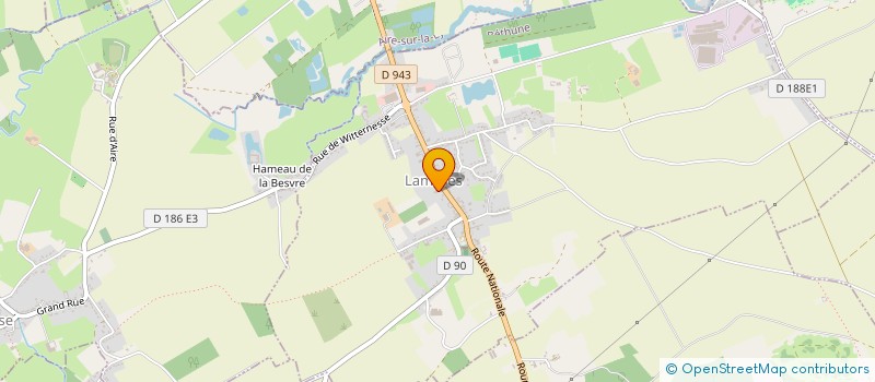 localisation de l'entreprise NICOLAS PNEUS  LAMBRES