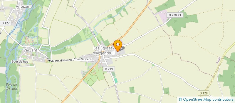 localisation de l'entreprise NICOLAS POIRIER  ANTEZANT-LA-CHAPELLE