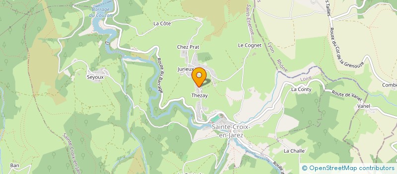 localisation de l'entreprise NICOLAS POSE ET INSTALLATION  SAINTE-CROIX-EN-JAREZ