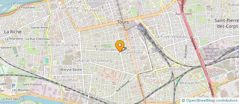 localisation de l'entreprise NICOLAS POUSSIN  TOURS