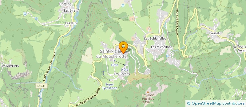 localisation de l'entreprise NICOLAS PUDDA PARTNERS  SAINT-NIZIER-DU-MOUCHEROTTE