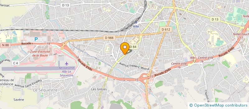 localisation de l'entreprise NICOLAS RAHOUX à ALBI