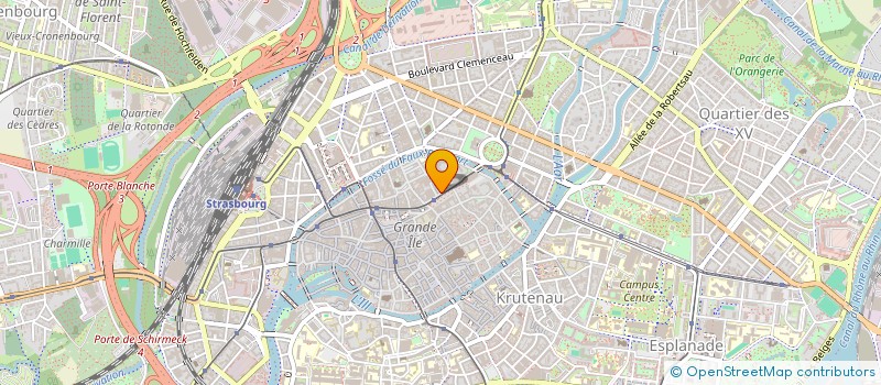 localisation de l'entreprise NICOLAS RENAUD CONSEIL EN INVESTISSEMENT ET GESTION DE PATRIMOINE à STRASBOURG