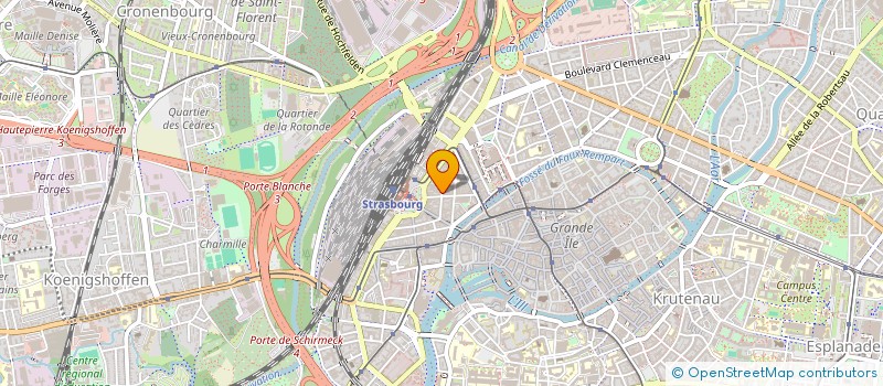 localisation de l'entreprise NICOLAS RENAUD ET ALEXANDRE CHIAPELLO à STRASBOURG