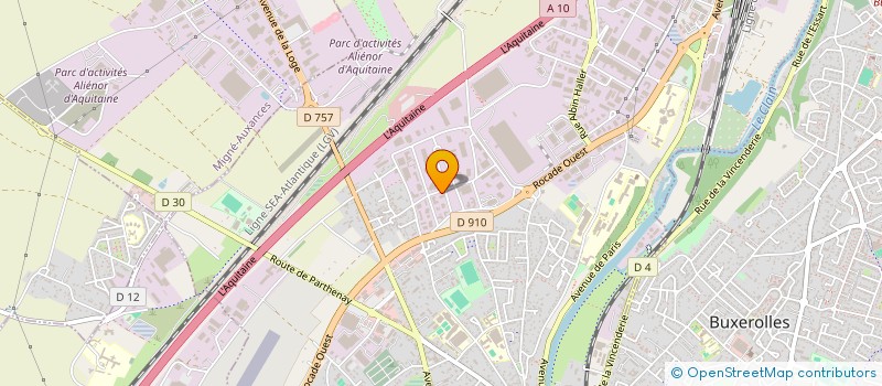 localisation de l'entreprise NICOLAS RIVIERE  POITIERS