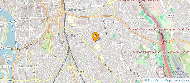 localisation de l'entreprise NICOLAS ROUSSEL IMMOBILIER à TOULOUSE