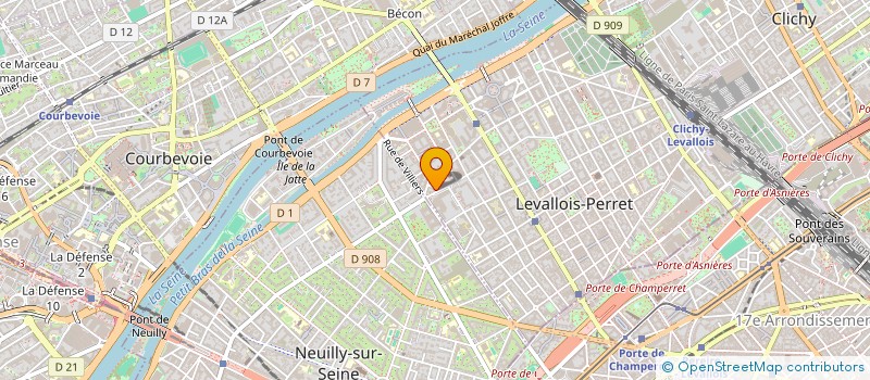 localisation de l'entreprise NICOLAS SCARXELL à LEVALLOIS-PERRET
