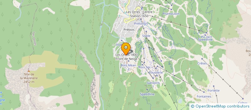 localisation de l'entreprise NICOLAS SEVERI à LES ORRES