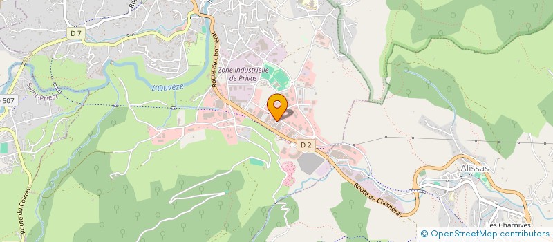 localisation de l'entreprise NICOLAS SOUCHE à PRIVAS