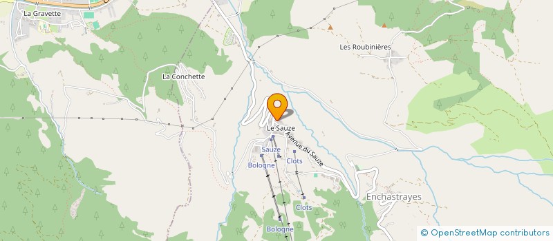 localisation de l'entreprise NICOLAS SPORTS à ENCHASTRAYES