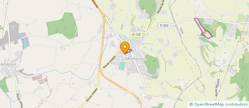 localisation de l'entreprise NICOLAS THOMAS  MONTOISON