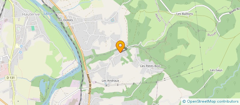 localisation de l'entreprise NICOLAS TONELLO MACONNERIE à SAINT-YORRE