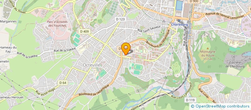 localisation de l'entreprise NICOLAS TRAVERS  CHERBOURG-EN-COTENTIN