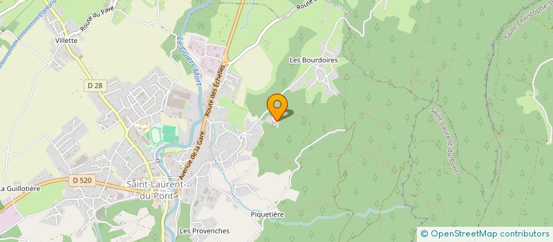 localisation de l'entreprise NICOLAS VANDLAIR AGENCEUR  SAINT-LAURENT-DU-PONT