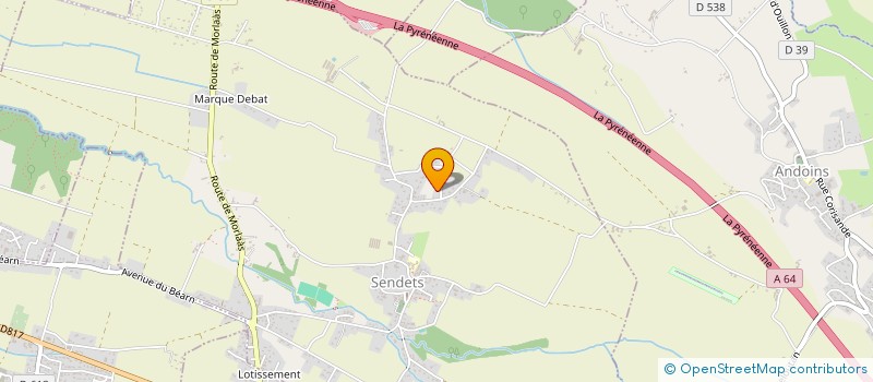 localisation de l'entreprise NICOLAS VUILLERMOZ ENGINEERING PROJET CONSEIL  SENDETS