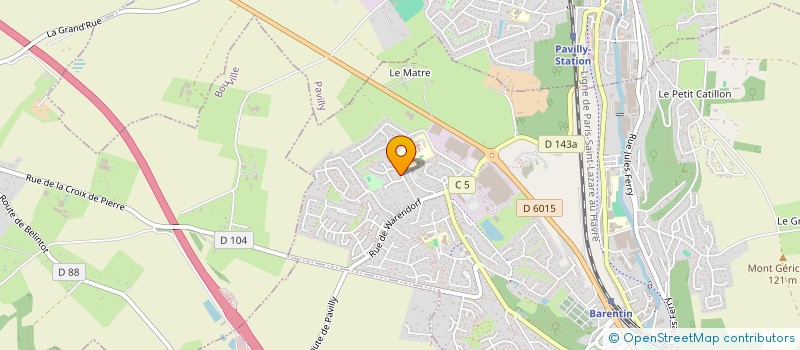 localisation de l'entreprise NICOLASDP  BARENTIN