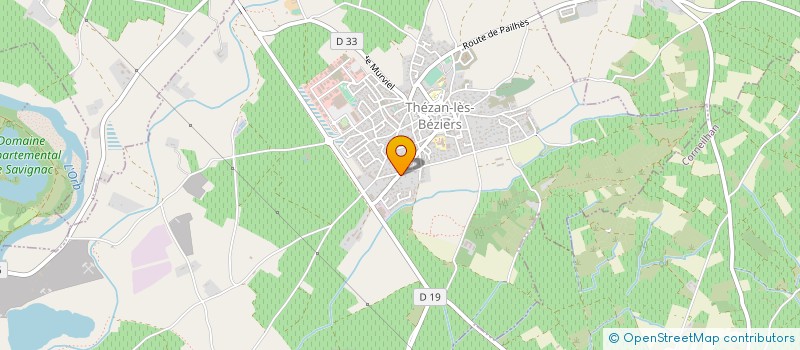 localisation de l'entreprise NICOLE à THEZAN-LES-BEZIERS