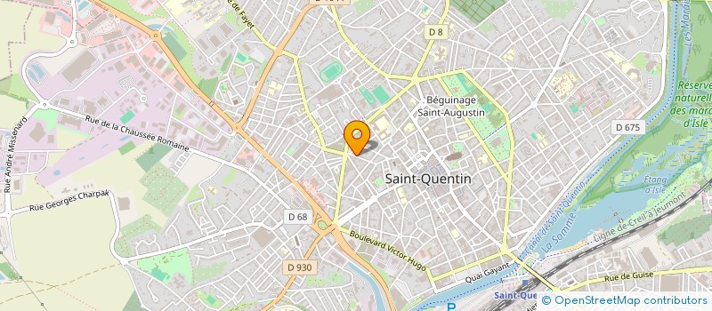 localisation de l'entreprise NICOLE à SAINT-QUENTIN