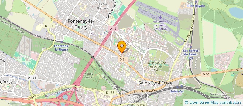localisation de l'entreprise NICOLE ASSOCIATION à SAINT-CYR-L'ECOLE