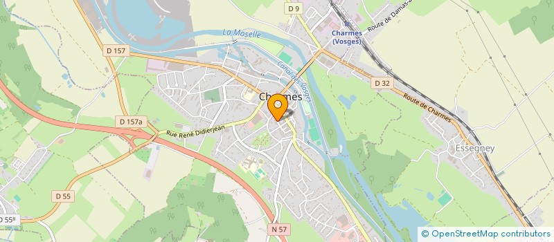 localisation de l'entreprise NICOLE BATIMENT à CHARMES