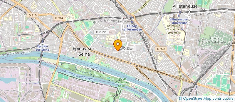localisation de l'entreprise NICOLE BUSINESS CENTER à EPINAY SUR SEINE