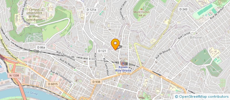 localisation de l'entreprise NICOLE & COLETTE INC. à ROUEN