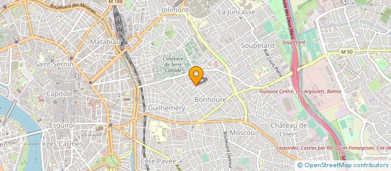 localisation de l'entreprise NICOLE JUTTEAU CONSULTANT à TOULOUSE