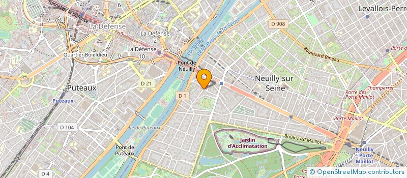 localisation de l'entreprise NICOLE SAINT-GILLE à NEUILLY-SUR-SEINE