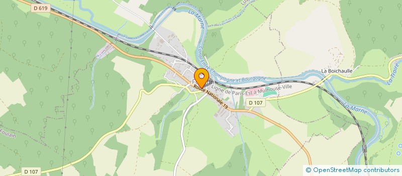 localisation de l'entreprise NICOLE SANITAIRE à FOULAIN