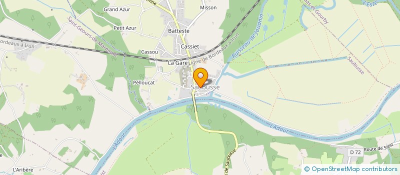 localisation de l'entreprise NICOLELEC à HEUGAS