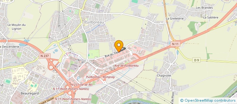 localisation de l'entreprise NICOLENA  PUILBOREAU