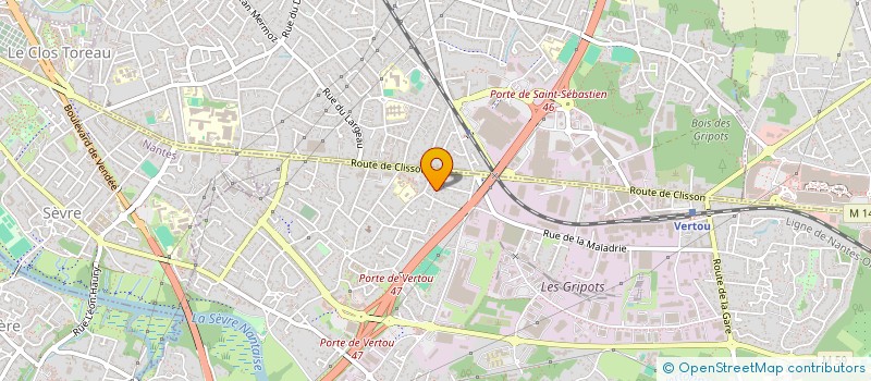 localisation de l'entreprise NICOLEO  VERTOU