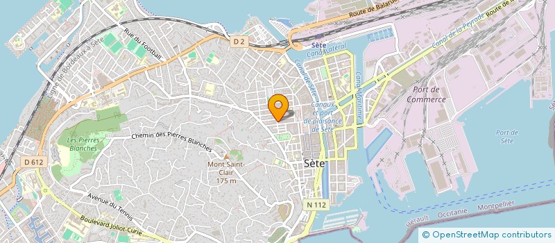 localisation de l'entreprise NICOLETOS à SETE