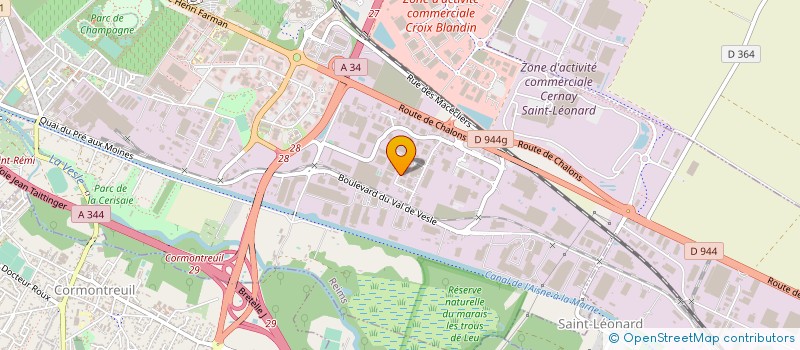 localisation de l'entreprise NICOLETTA REIMS  REIMS