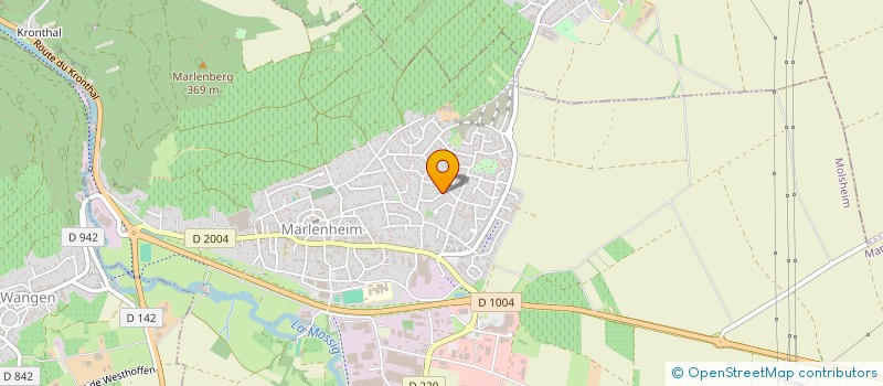 localisation de l'entreprise NICOLETTI à MARLENHEIM