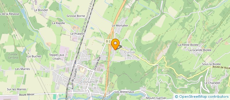 localisation de l'entreprise NICOLETTI  CUISIA