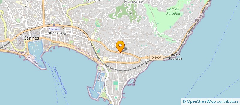 localisation de l'entreprise NICOLI à CANNES