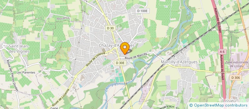 localisation de l'entreprise NICOLIER IMMOBILIER  CHAZAY-D'AZERGUES